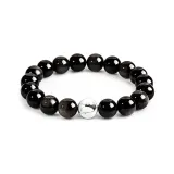 Obsidian Beaded Bracelets (Approx. 17cm)