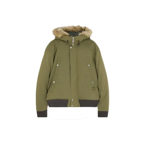 PS By Paul Smith Parka Coats Men Army Green