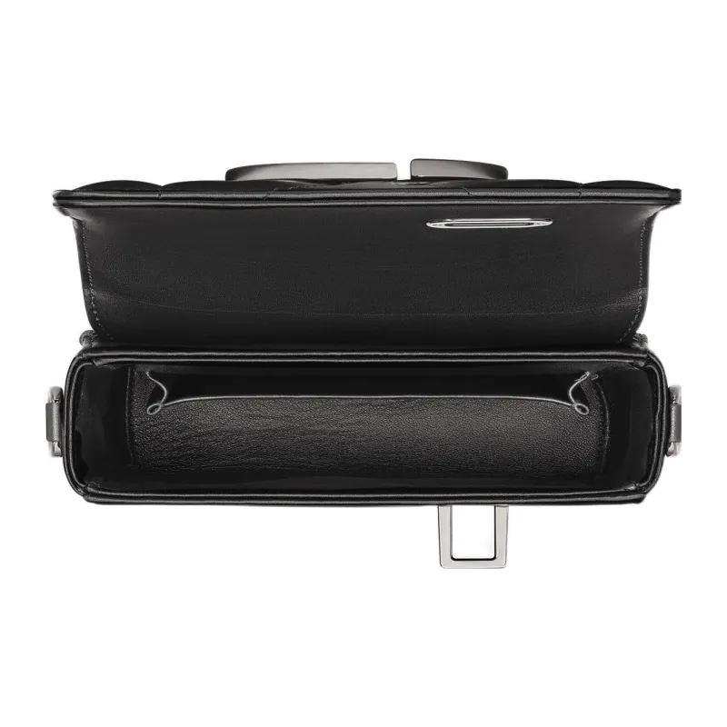 DIOR Montaigne Collection Matte Lambskin Box Bag Handbags Women's Black-3