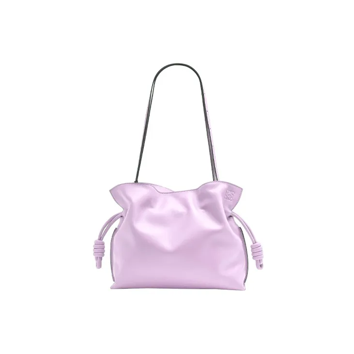 LOEWE Flamenco Clutch In Nappa Calfskin Bloom Orchid-3