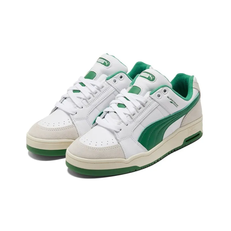 PUMA Slipstream Low Retro White Amazon Green-2