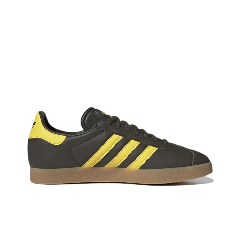 Adidas Gazelle Shadow Olive Yellow Gum-1