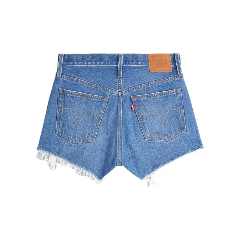 Levis Distressed Jean Shorts-1