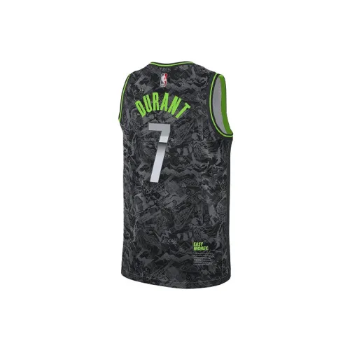 Nike X NBA Basketball Jerseys Men Black Gray