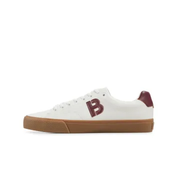 HUGO BOSS Stylish Skateboarding Shoes Men's White Dark Red