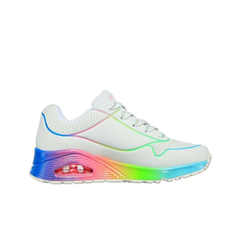 Skechers Uno Series Casual Shoes Women's Low-Top White/Multicolor-1