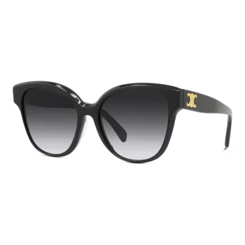 CELINE Plate Frame Cat Eye Sunglasses Women's