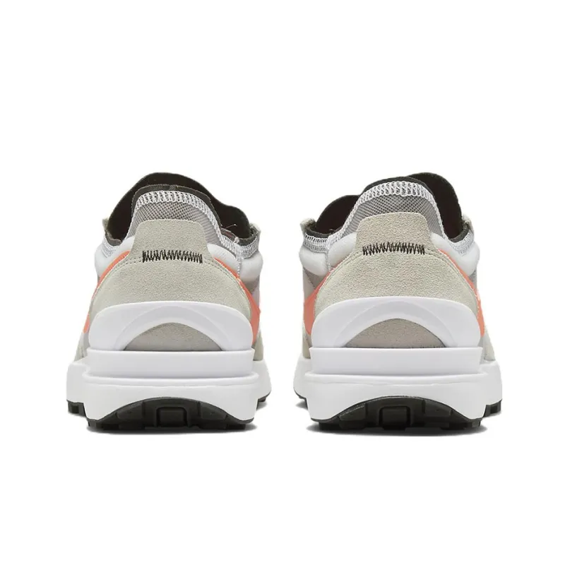 Nike Waffle One White Orange Trace-4
