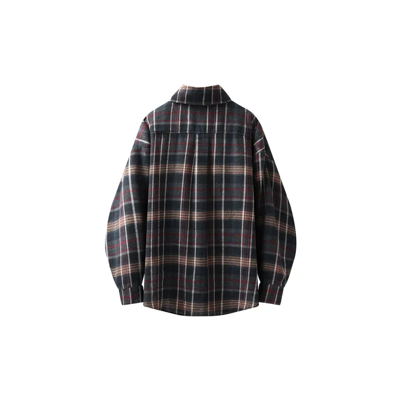 BABUGGE Shirts Unisex Vintage Plaid-1
