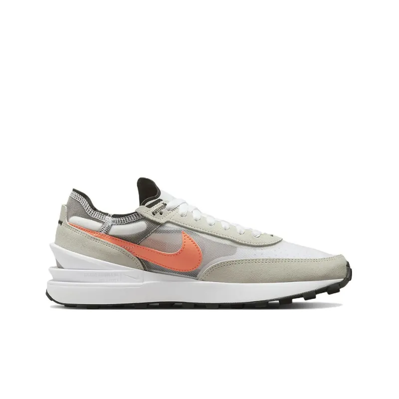 Nike Waffle One White Orange Trace-1