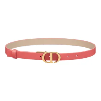 DIOR Cow Leather Belt Women's Width  3CM