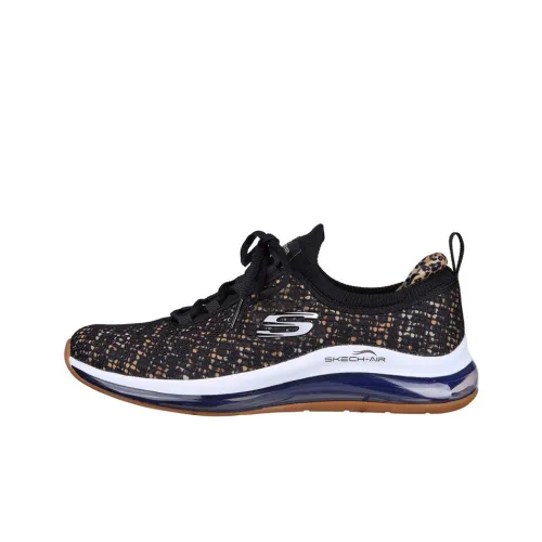 Skechers SKECH-AIR Running Shoes Women's Low-Top Black/Brown