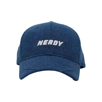 Nerdy Baseball Caps Unisex Blue
