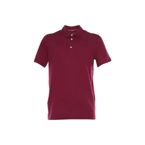 BALLANTYNE Polo Shirts Men Burgundy