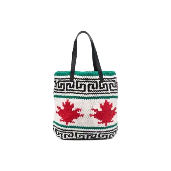 DSQUARED 2 Pattern Woven Shopper Tote Bag