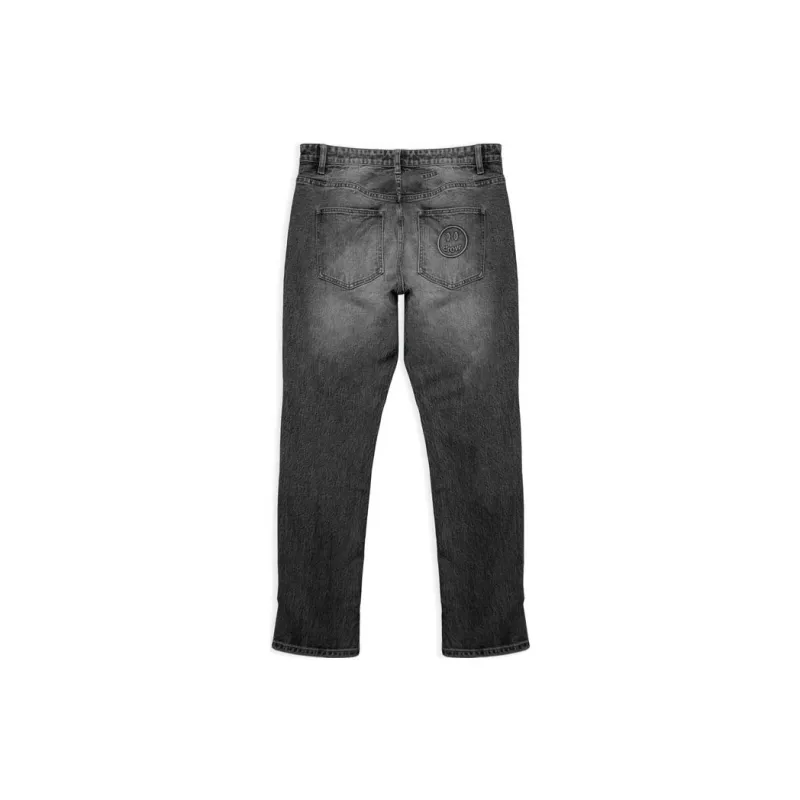 Drew House Smiley Collection Jeans Unisex Black Gray Color-1