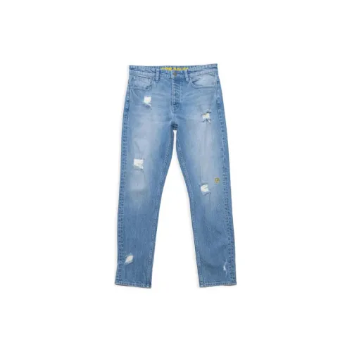 Drew House Smiley Collection Jeans Men Blue