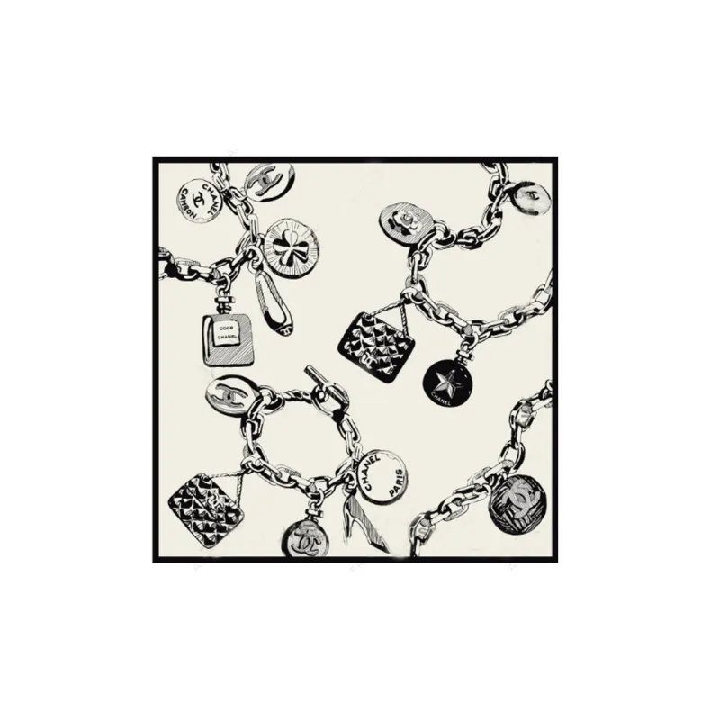 CHANEL Silk Scarves Women's Multicolor-0