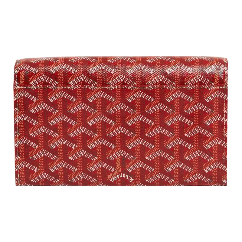 GOYARD Varenne Canvas With Leather Shoulder Bag, Crossbody Bag Women's Red-2