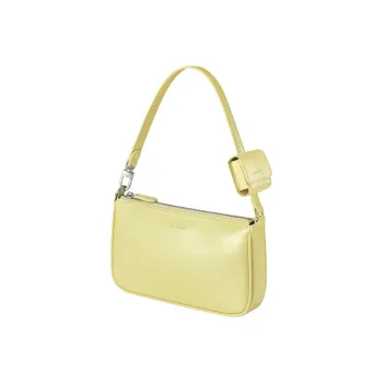 FIND KAPOOR Artificial Leather Shoulder Bag Women's Lemon/Turkish Blue