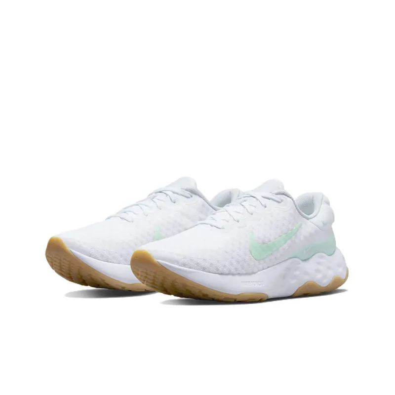 Nike Renew Ride 3 'White Barely Green Gum' Women's-2
