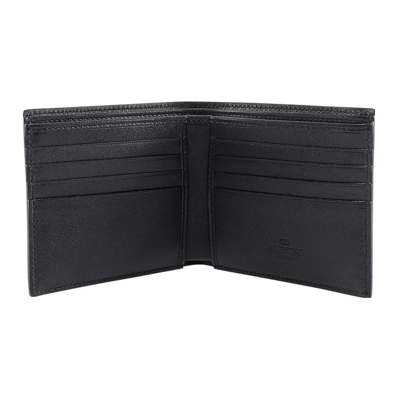 Valentino Leather Wallet Men's Black-2