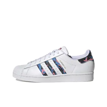 Superstar Adidas Originals 'Blue Pink Camo Stripes'