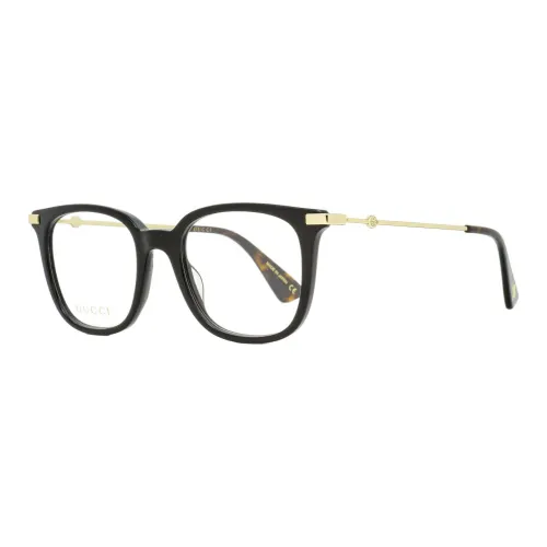 GUCCI Eyeglass Frames Women's Black/Gold