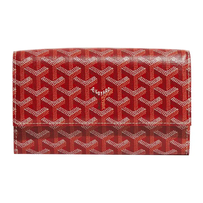 GOYARD Varenne Canvas With Leather Shoulder Bag, Crossbody Bag Women's Red-1