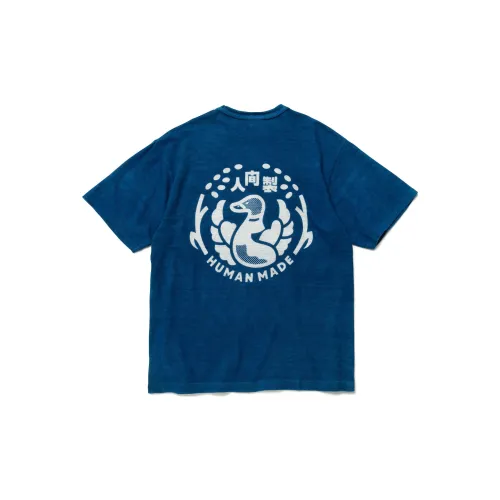 HUMAN MADE Human Capsule Series T-Shirts Unisex Blue