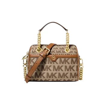MICHAEL KORS Artificial Leather Handbag Shoulder Bag Crossbody Bag Women's Apricot Cream/Brown