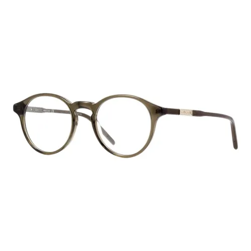 GUCCI Eyeglass Frames Men Tea Brown