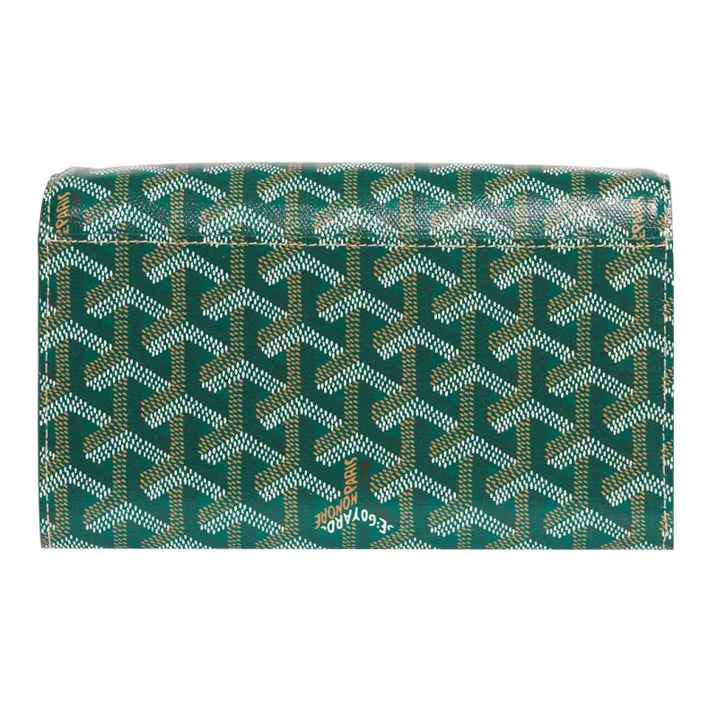 GOYARD Varenne Canvas With Leather Shoulder Bag, Crossbody Bag, Wallet Women's Green-2