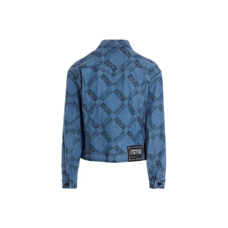 VERSACE JEANS COUTURE FW22 Denim Jacket Men's Blue-1