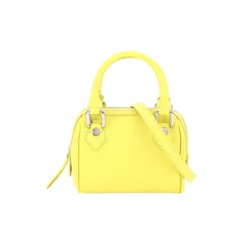 By Far Leather Handbag Regular Women's Yellow