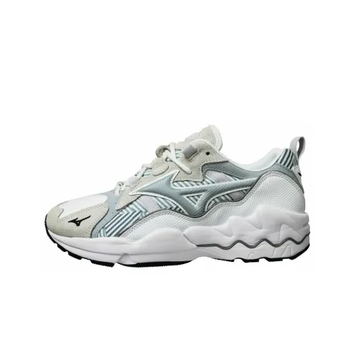 Mizuno Sport Style Wave Rider 1 Camo Cushioning Wear Resistant Low Top Casual Shoes Men's Gray