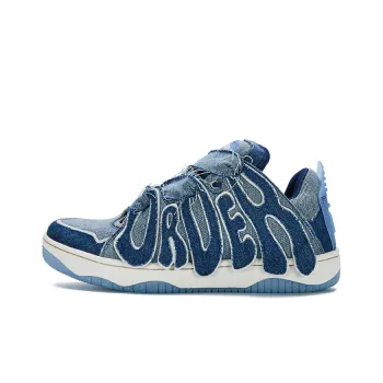 GROUNDZERO x OLD ORDER Skater 001 Og Sneaker Series Skateboard Shoes Unisex Denim Blue
