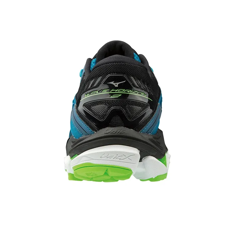 Mizuno Wave Horizon 2 Low Top Running Shoes Men's Blue Green-3