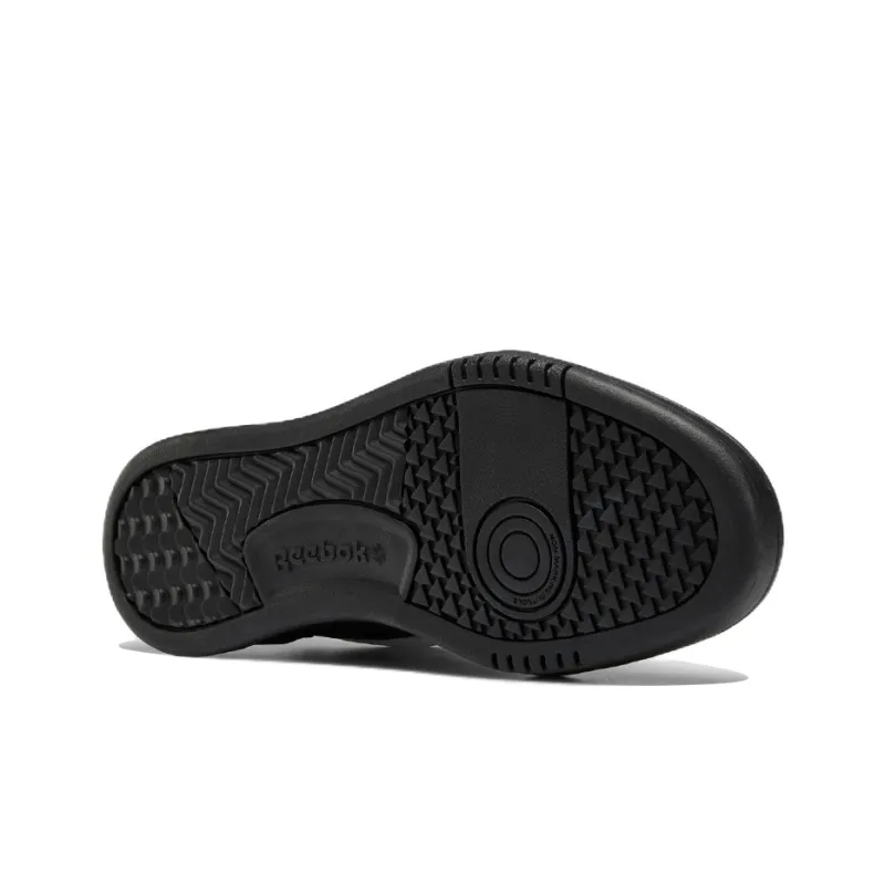 Reebok Lt Court Cozy Wear resistant Skateboarding Shoes Unisex White Black-4