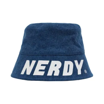 Nerdy Bucket Hats Unisex Blue