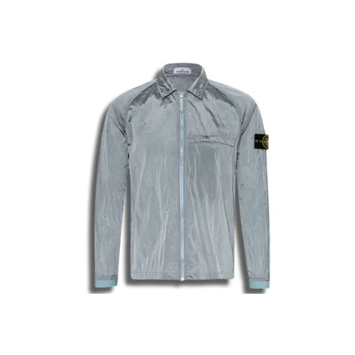 STONE ISLAND Jackets Men Light Blue