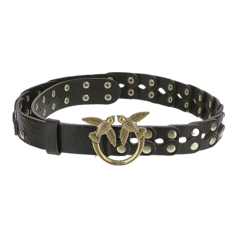 PINKO Studded Love Bird Belt-0