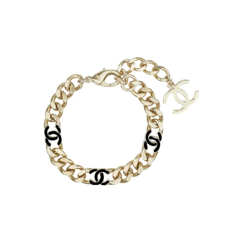 CHANEL 1986 1988 CC logo Bracelet-0