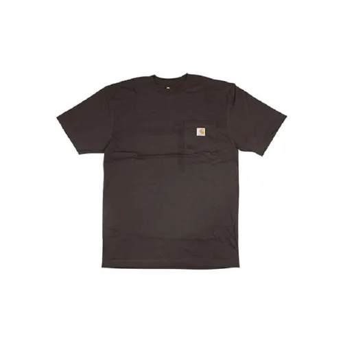 Carhartt T-Shirts Men Dark Coffee Coffee