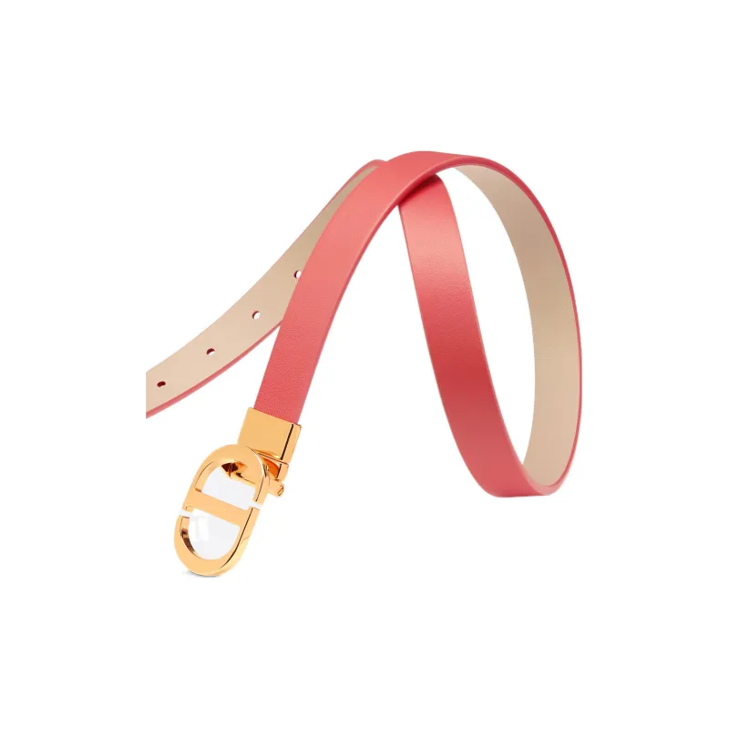 DIOR Cow Leather Belt Women's Width  3CM-2