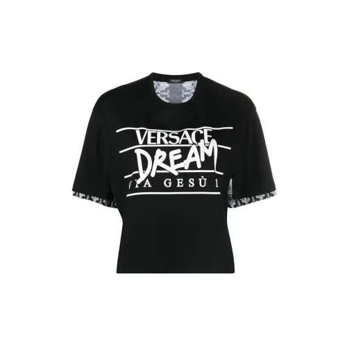 VERSACE T-Shirts Women's Black