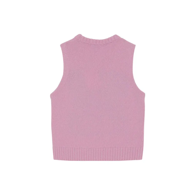 GANNI Tank Tops Women's Pink-1