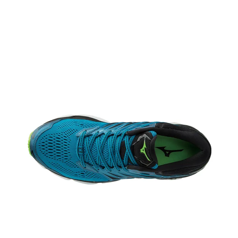 Mizuno Wave Horizon 2 Low Top Running Shoes Men's Blue Green-2
