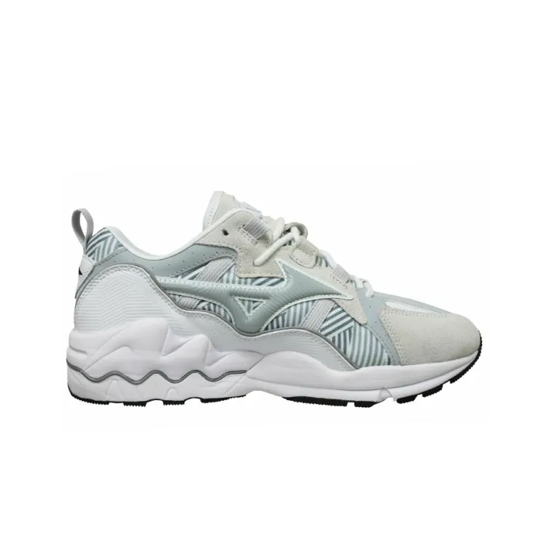 Mizuno Sport Style Wave Rider 1 Camo Cushioning Wear Resistant Low Top Casual Shoes Men's Gray-1