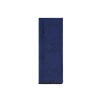 GUCCI Knit Scarves Unisex Blue